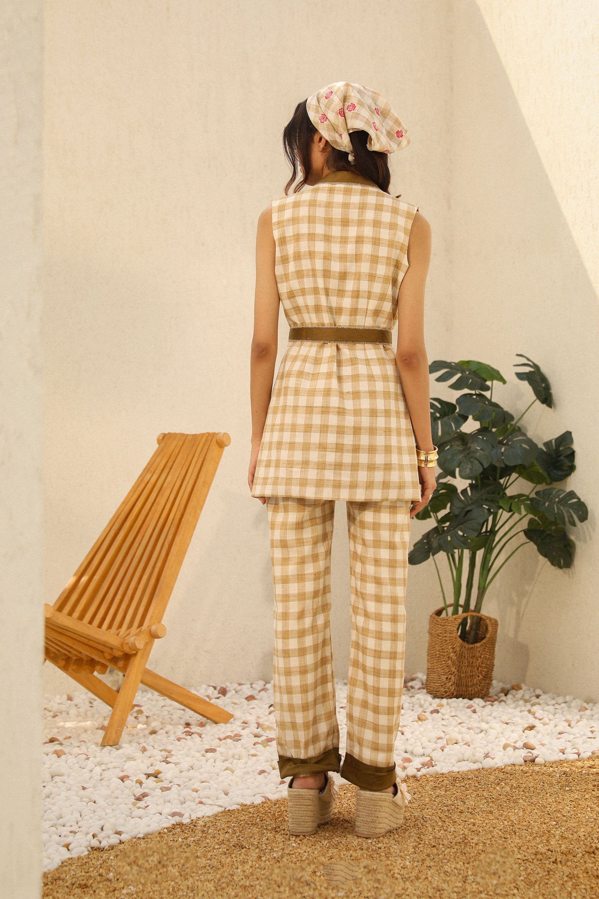 Golden Hour Gingham Pant