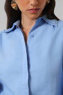 Summer Sky Linen Shirt
