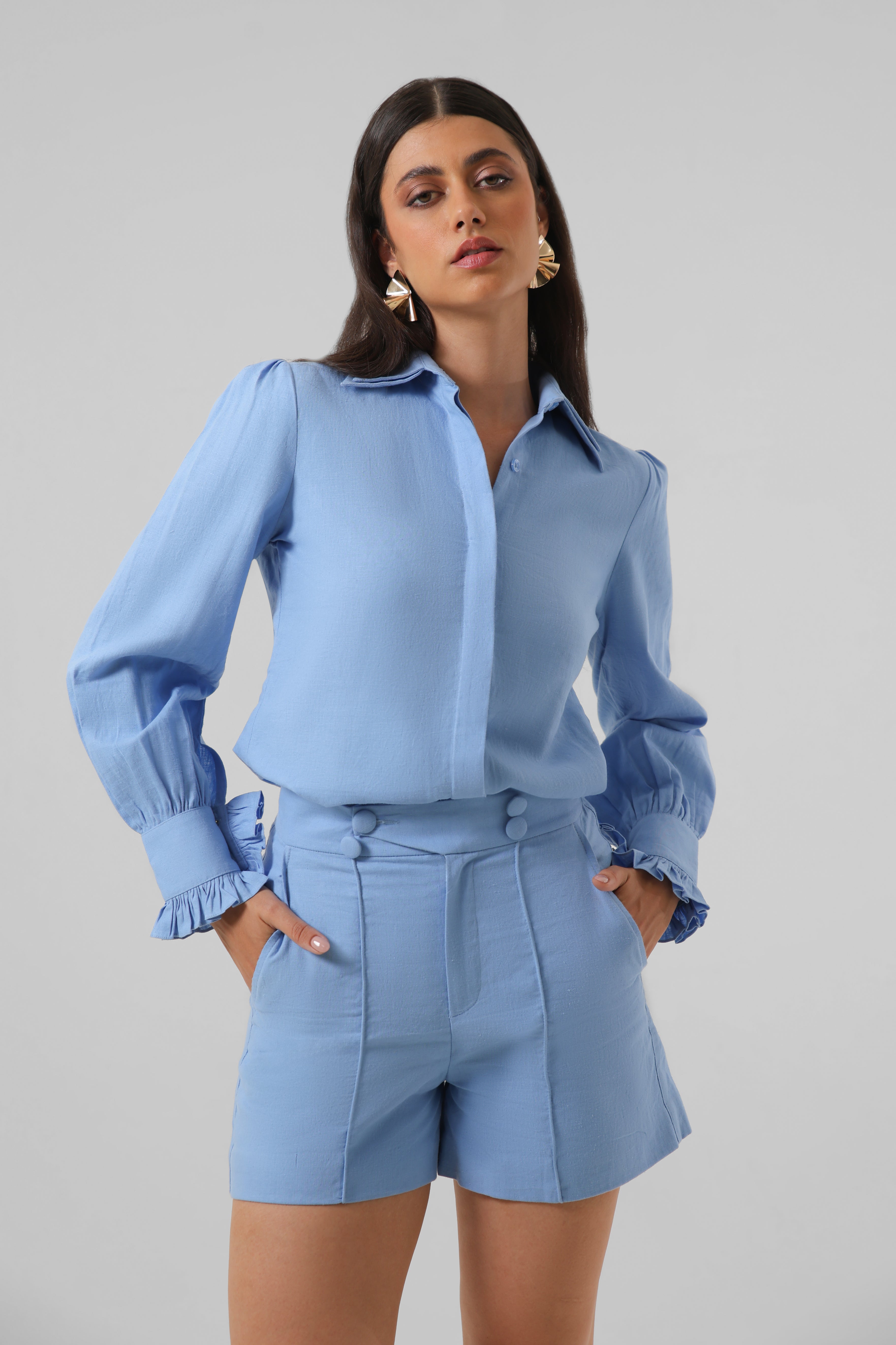 Summer Sky Linen Set