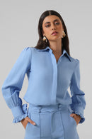 Summer Sky Linen Shirt
