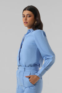 Summer Sky Linen Shirt